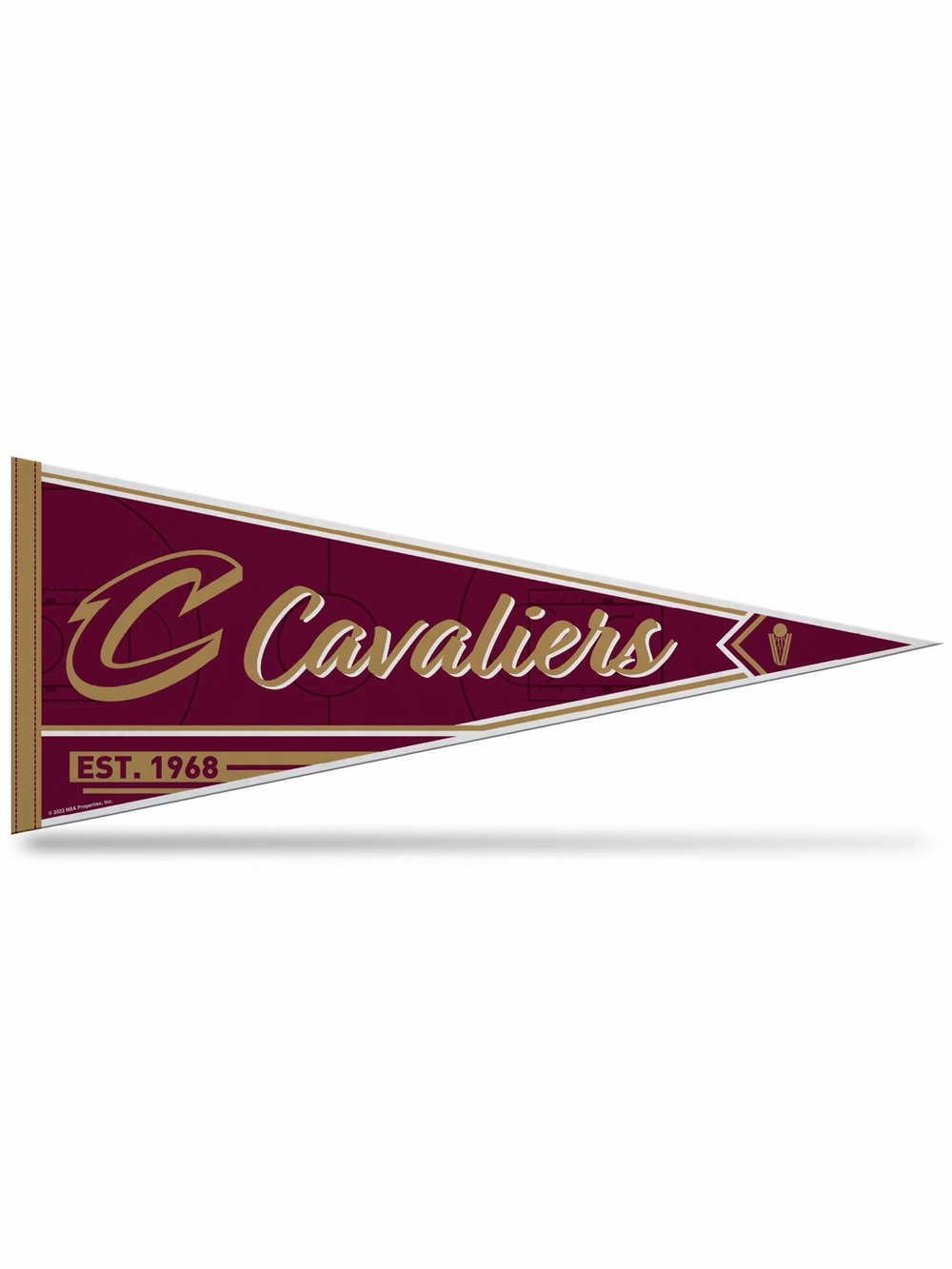 Cleveland Cavaliers Maroon & Gold Pennant 12” x 30”